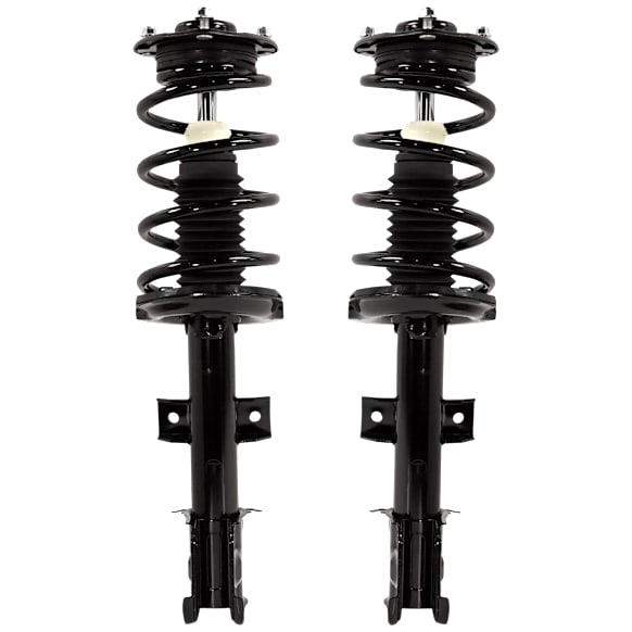 2011 Kia Sorento - Rear, Driver and Passenger Side Fully Loaded Strut, FWD, Front Wheel Drive, Includes Strut; Strut Mount and Coil Spring