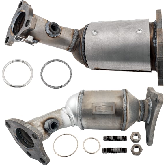2005 Nissan Quest - Front, Driver and Passenger Side Catalytic Converter, 3.5L 6Cyl, Federal EPA Standard, 46-State Legal (Cannot ship to CA, CO, NY or ME), 4-Speed, Automatic Transaxle, 1 O2 Port, Direct JC Whitney Series