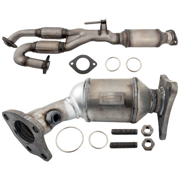 JC Whitney® Front and Rear, Passenger Side Catalytic