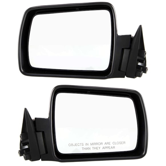 Driver and Passenger Side Mirrors, Manual Adjust, Manual Folding, Non-Heated, Paintable, No Signal Light, No Memory, No Puddle Light, No Auto-Dimming, No Blind Spot Feature