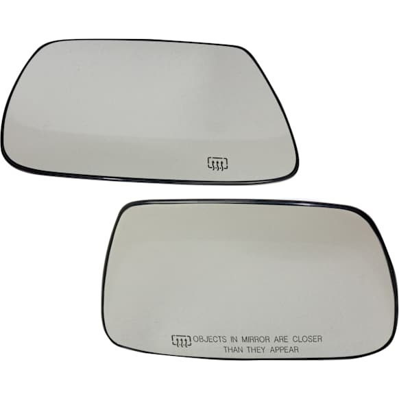 Driver and Passenger Side Mirror Glass, Heated, No Blind Spot Feature
