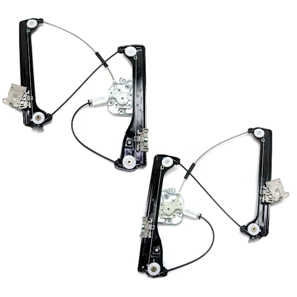 2007 BMW Z4 - Front, Driver and Passenger Side Power Window Regulator, Without Motor