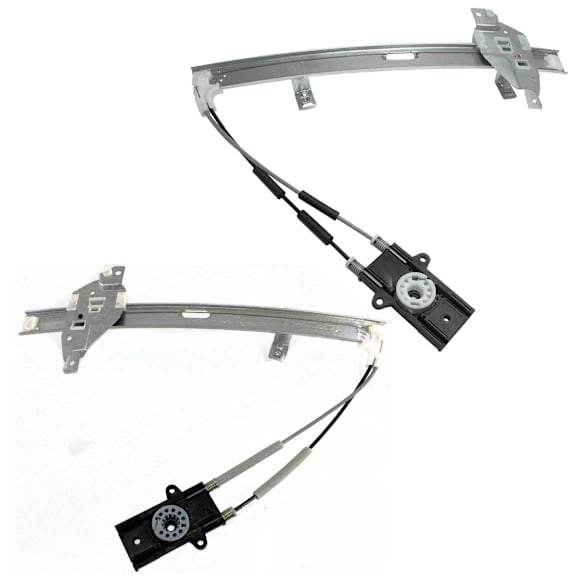 1998 Buick Century - Front, Driver and Passenger Side Power Window Regulator, Without Motor
