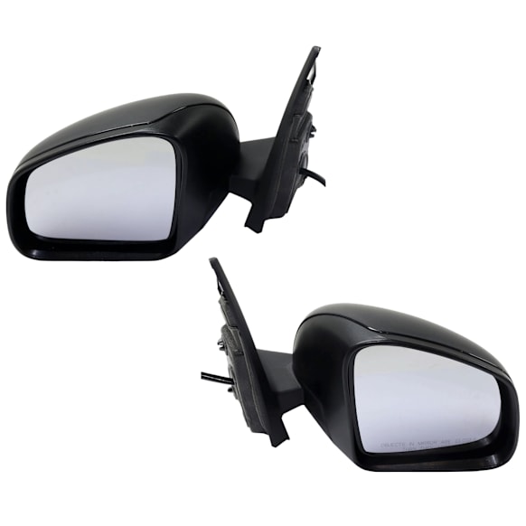 Driver and Passenger Side Mirrors, Power, Manual Folding, Heated, Textured Black, No Signal Light, No Memory, No Puddle Light, No Auto-Dimming, No Blind Spot Feature