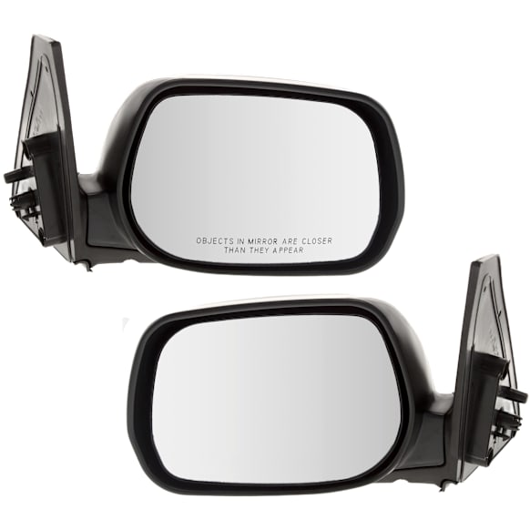 Driver and Passenger Side Mirrors, Manual Adjust, Manual Folding, Non-Heated, Paintable, No Signal Light, No Memory, No Puddle Light, No Auto-Dimming, No Blind Spot Feature