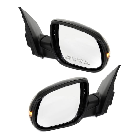 Driver and Passenger Side Mirrors, Power, Manual Folding, Heated, Paintable, In-housing Signal Light, No Memory, No Puddle Light, No Auto-Dimming, No Blind Spot Feature