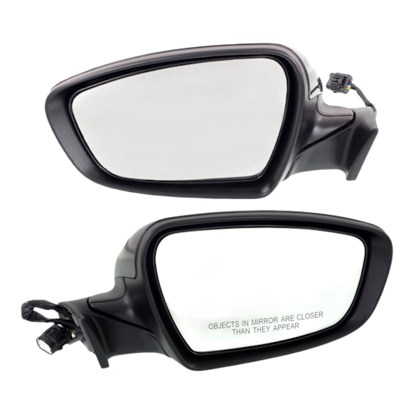 Driver and Passenger Side Mirrors, Power, Power Folding, Heated, Paintable, In-housing Signal Light, No Memory, No Puddle Light, No Auto-Dimming, No Blind Spot Feature, Sedan
