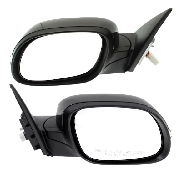 Driver and Passenger Side Mirrors, Power, Manual Folding, Non-Heated, Paintable, In-housing Signal Light, No Memory, No Puddle Light, No Auto-Dimming, No Blind Spot Feature
