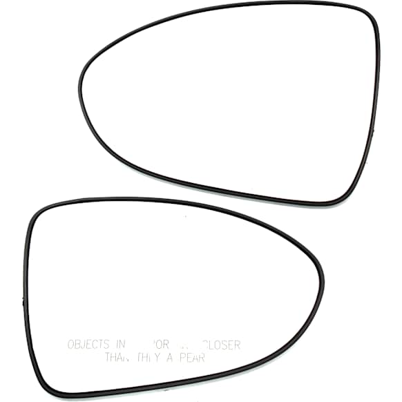 2012-2017 Kia Rio - Driver and Passenger Side Mirror Glass, Non-Heated, No Blind Spot Feature