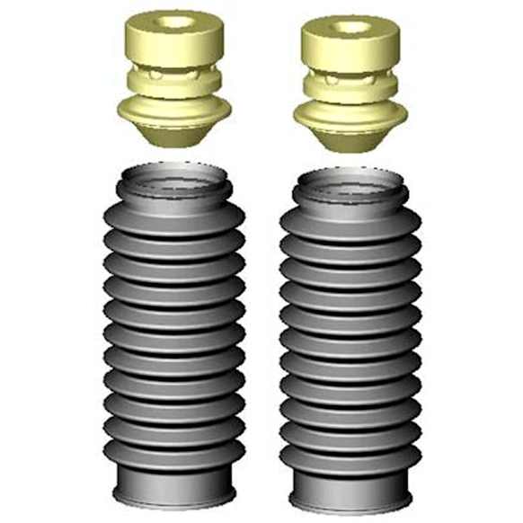 SET-KYSB101 Shock and Strut Boot - Black, Strut boot, Direct Fit, Set of 2