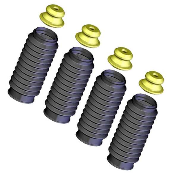 2011 Infiniti M37 - Shock and Strut Boot - Black, Strut boot, Direct Fit, Set of 4
