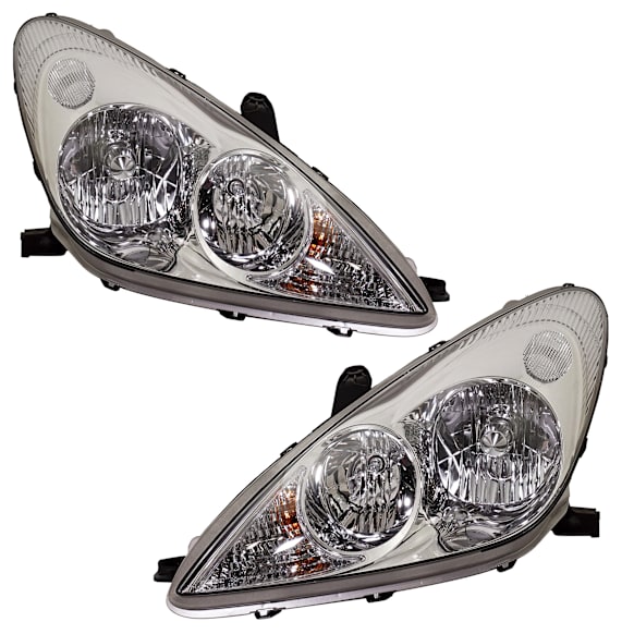 2004 Lexus ES330 - Driver and Passenger Side Halogen Headlight, With bulb(s), Production Date To June 2004, OE Replacement, CAPA Certified