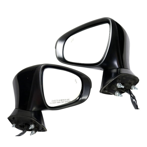 Driver and Passenger Side Mirrors, Power, Manual Folding, Heated, Paintable, In-housing Signal Light, With memory, With Puddle Light, No Auto-Dimming, With Blind Spot Detection in Glass