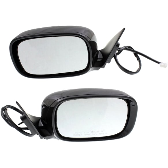 Driver and Passenger Side Mirrors, Power, Power Folding, Heated, Paintable, No Signal Light, With memory, With Puddle Light, No Auto-Dimming, No Blind Spot Feature