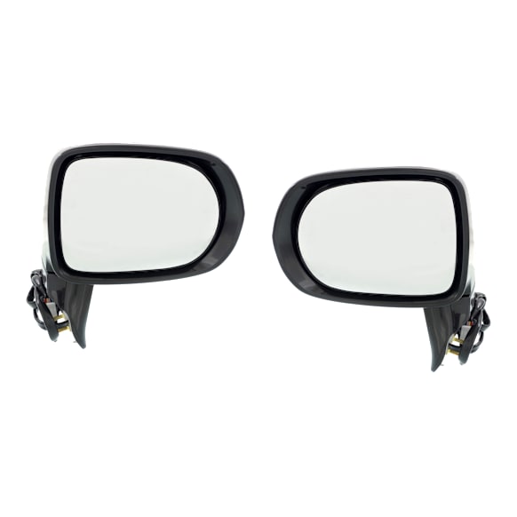 2010-2012 Lexus RX450h - Driver and Passenger Side Mirrors, Power, Manual Folding, Heated, Paintable, In-housing Signal Light, With memory, With Puddle Light, No Auto-Dimming, No Blind Spot Feature