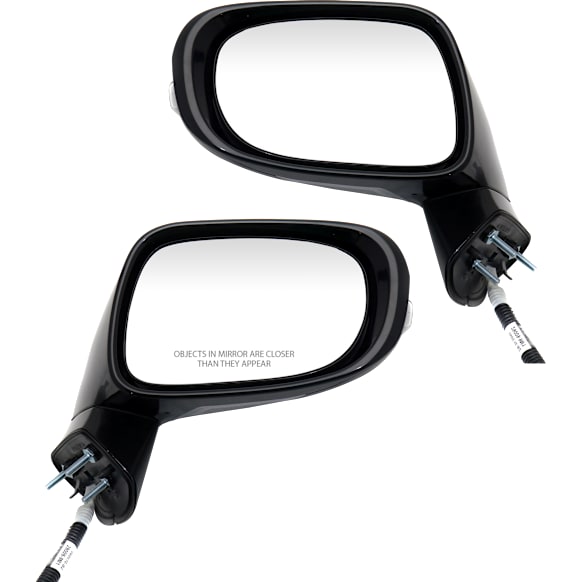 Driver and Passenger Side Mirrors, Power, Manual Folding, Heated, Paintable, In-housing Signal Light, With memory, With Puddle Light, No Auto-Dimming, No Blind Spot Feature