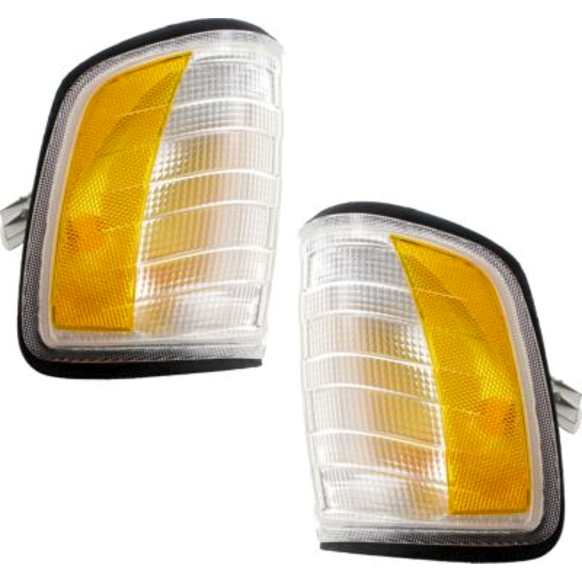 1995 Mercedes Benz E320 Base - Driver and Passenger Side Halogen Corner Light, With bulb(s), 2-Door, Coupe