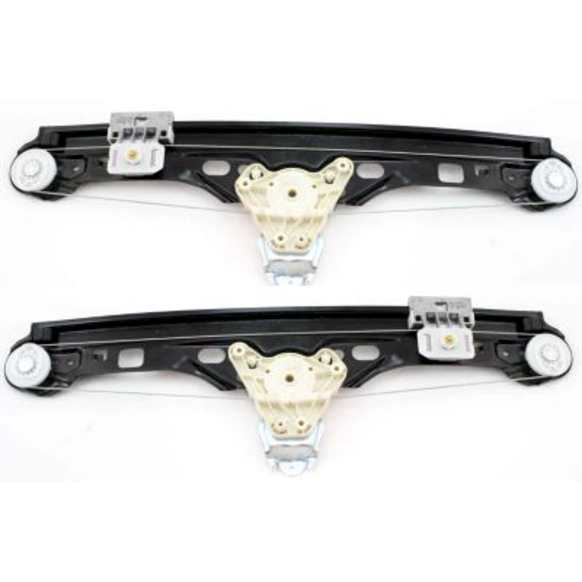 Rear, Driver and Passenger Side Power Window Regulator, Without Motor