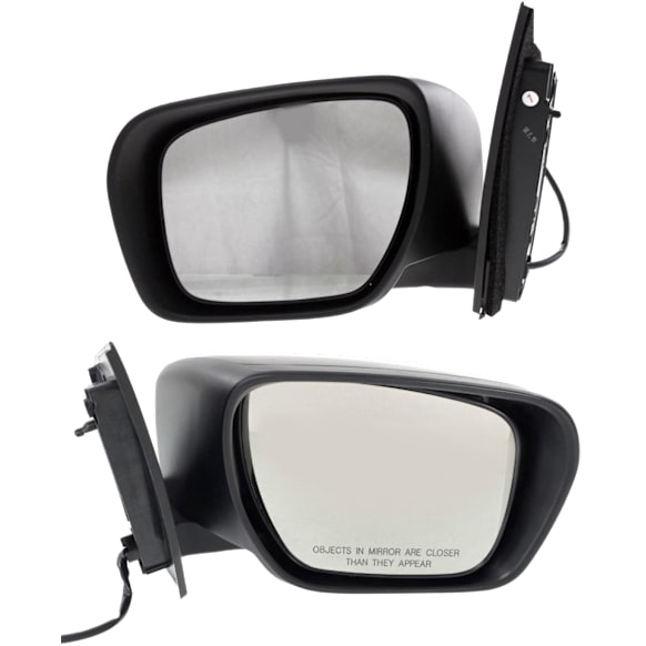 Driver and Passenger Side Mirrors, Power, Manual Folding, Heated, Paintable, No Signal Light, No Memory, No Puddle Light, No Auto-Dimming, No Blind Spot Feature