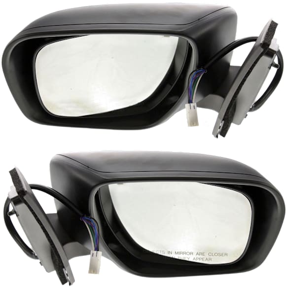 Driver and Passenger Side Mirrors, Power, Manual Folding, Heated, Paintable, In-housing Signal Light, No Memory, No Puddle Light, No Auto-Dimming, No Blind Spot Feature