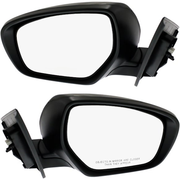 Driver and Passenger Side Mirrors, Power, Heated, Manual Folding, Paintable, In-housing Signal Light, No Memory, No Puddle Light, No Auto-Dimming, No Blind Spot Feature