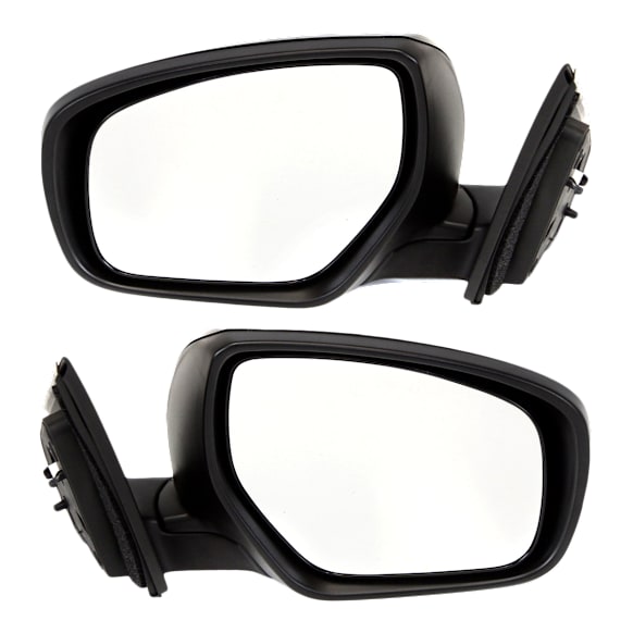 Driver and Passenger Side Mirrors, Power, Non-Heated, Manual Folding, Paintable, No Signal Light, No Memory, No Puddle Light, No Auto-Dimming, No Blind Spot Feature