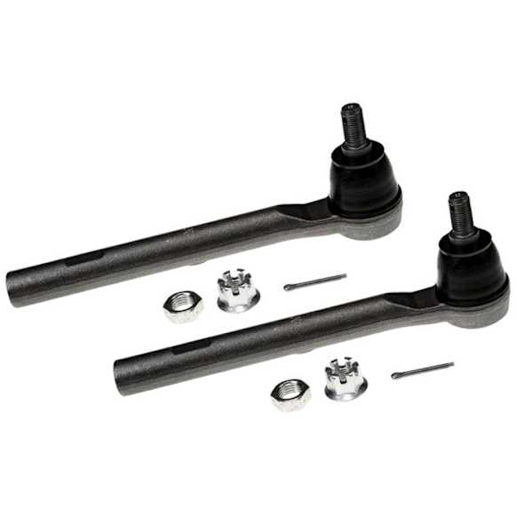 SET-MCES800224-F Front, Driver and Passenger Side, Outer Tie Rod End