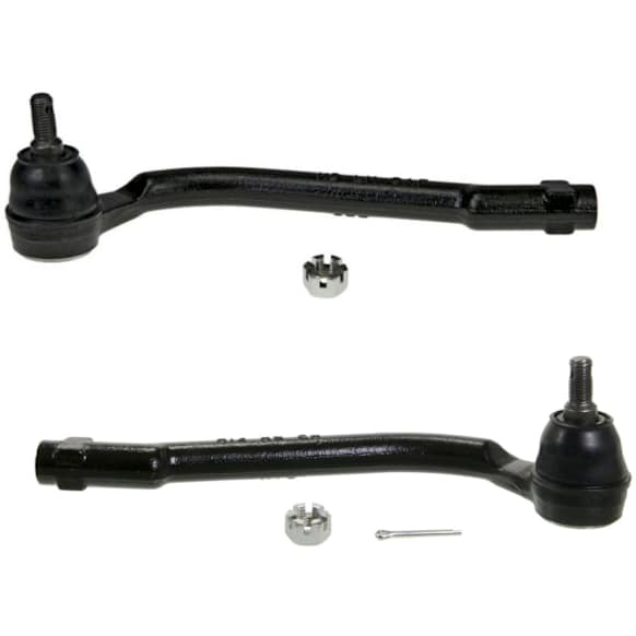 SET-MCES800229 Front, Driver and Passenger Side, Outer Tie Rod End, FWD
