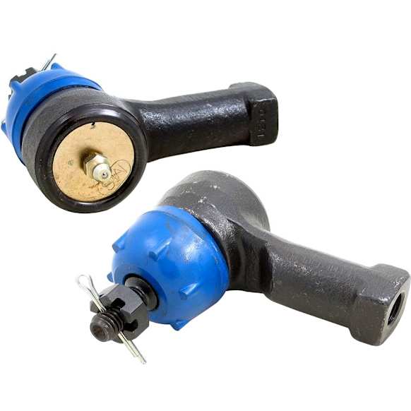 SET-MEMES2095R-2 Front, Driver and Passenger Side, Outer Tie Rod End, Supreme Series
