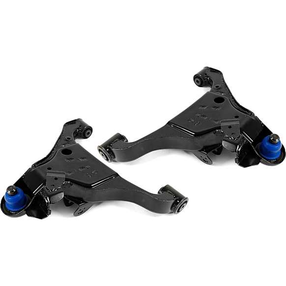 SET-MEMS30124-F Front, Driver and Passenger Side, Lower Control Arm, Supreme Series