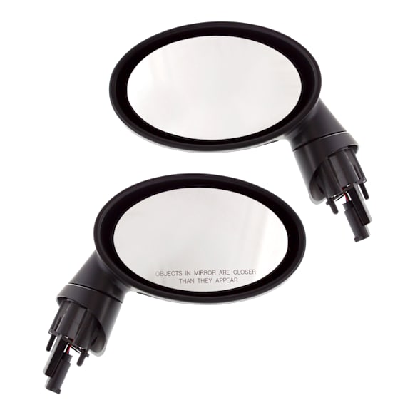 Driver and Passenger Side Mirror, Power Adjust, Heated, Manual Folding, Paintable, No Signal Light, No Memory, No Puddle Light, No Auto-Dimming, No Blind Spot Feature