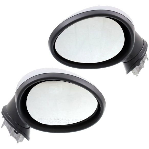 Driver and Passenger Side Mirror, Power Adjust, Heated, Power Folding, Paintable, No Signal Light, No Memory, No Puddle Light, No Auto-Dimming, No Blind Spot Feature