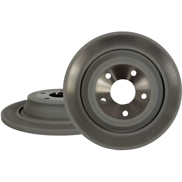 SET-MIBRRF398-2 Rear Brake Disc, Plain Surface, 5 Lugs
