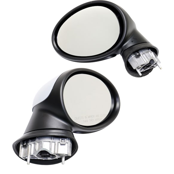 Driver and Passenger Side Mirror, Power Adjust, Heated, Manual Folding, Paintable, No Signal Light, No Memory, No Puddle Light, No Auto-Dimming, No Blind Spot Feature