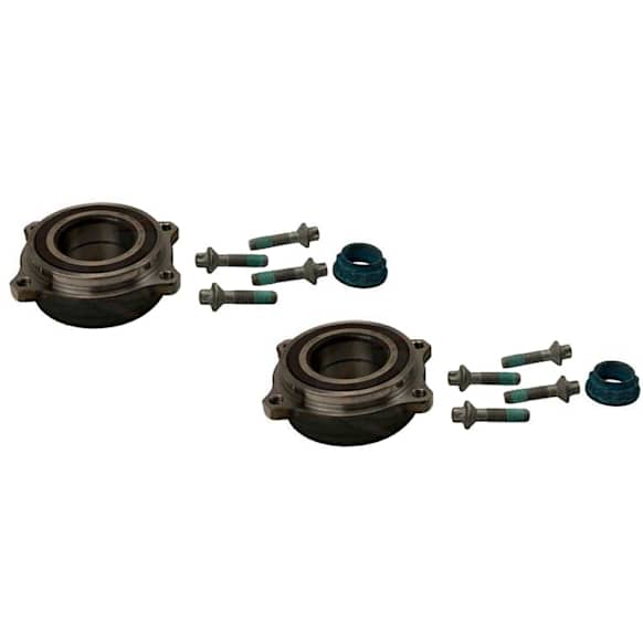 SET-MO512626-2 Rear, Driver and Passenger Side Wheel Hub, 4 Lugs, With Bearing