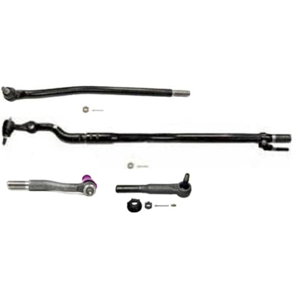 2000 Ford Excursion - Front, Driver and Passenger Side, Inner and Outer Tie Rod End, 4WD