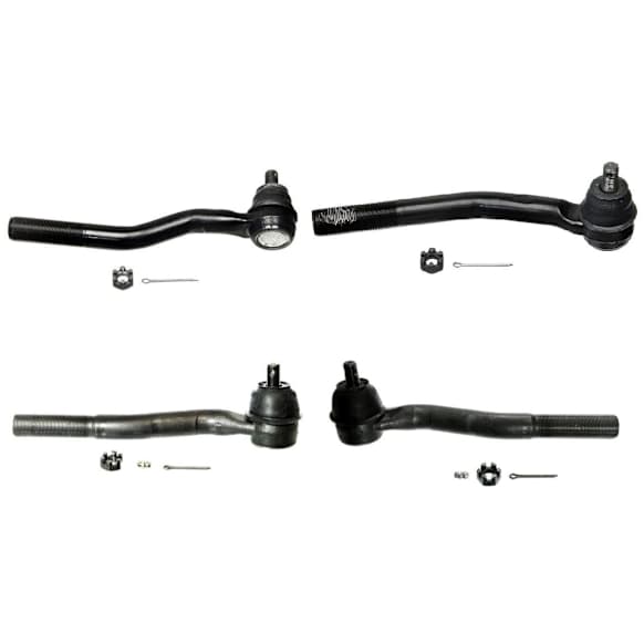 2004 Jeep Grand Cherokee - Front, Driver and Passenger Side, Inner and Outer Tie Rod End