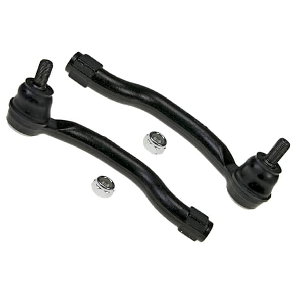 SET-MOES800459 Front, Driver and Passenger Side, Outer Tie Rod End, FWD