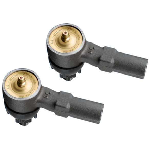 SET-MOES800860-F Front, Driver and Passenger Side, Outer Tie Rod End, Problem Solver Series