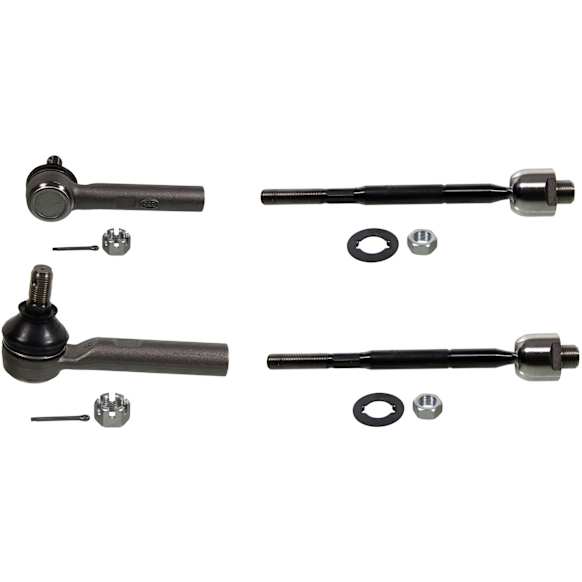 2006 Lexus GX470 - Front, Driver and Passenger Side, Inner and Outer Tie Rod End, 4WD