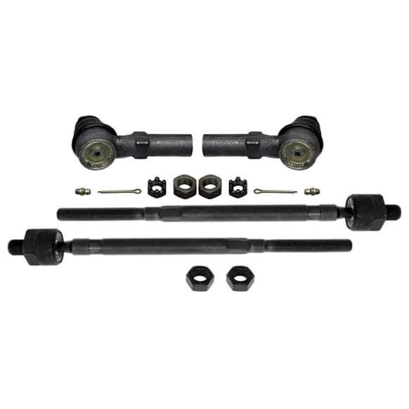 SET-MOEV427 Front, Driver and Passenger Side, Inner and Outer Tie Rod End
