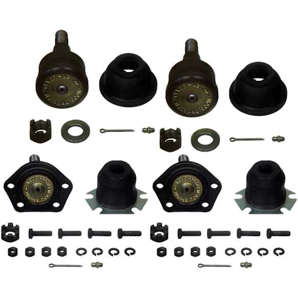 SET-MOK6122 Front, Driver and Passenger Side, Upper and Lower Ball Joint Problem Solver Series