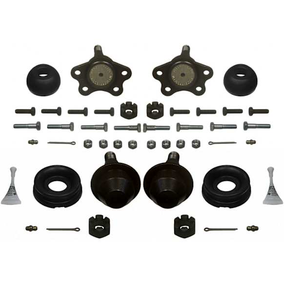 SET-MOK6292 Front, Driver and Passenger Side, Upper and Lower Ball Joint Problem Solver Series