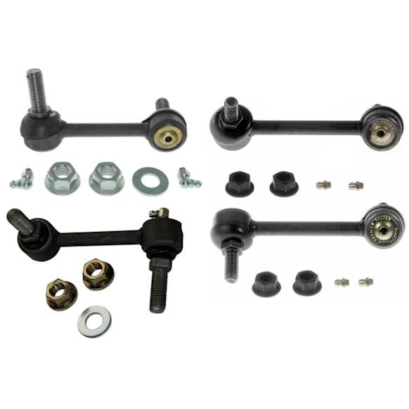 SET-MOK6667-C Front and Rear, Driver and Passenger Side Sway Bar Link, Problem Solver Series