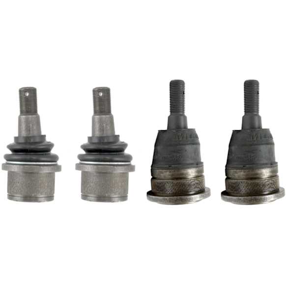 SET-MOK80628-F Front, Driver and Passenger Side, Fits RWD, Upper and Lower Ball Joint, Problem Solver Series