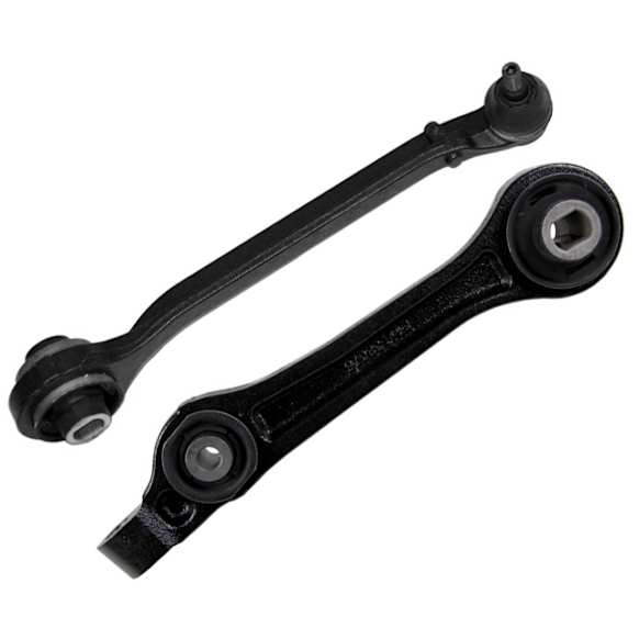 SET-MORK620257-F Front, Driver and Passenger Side, Lower, Rearward Control Arm, Moog R-Series