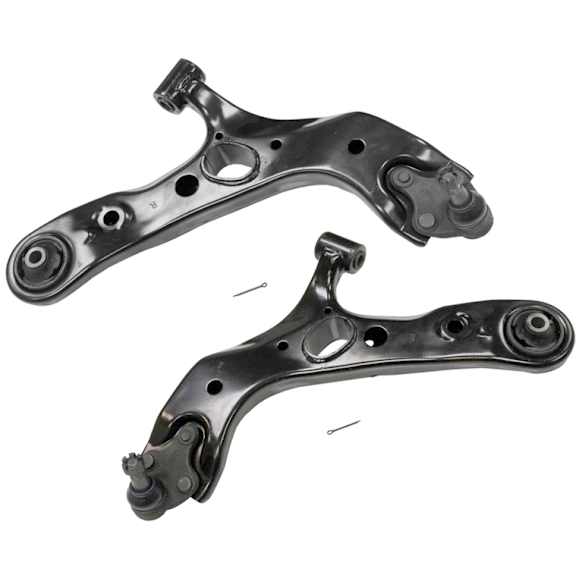 SET-MORK620586-F Front, Driver and Passenger Side, Lower Control Arm, Moog R-Series
