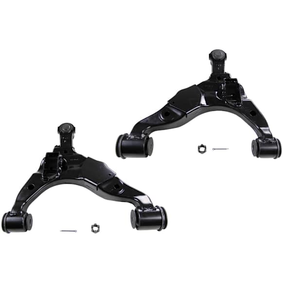 SET-MORK621294 Front, Driver and Passenger Side, Lower Control Arm, Moog R-Series