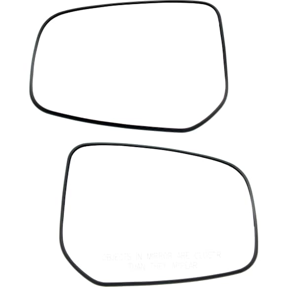 Driver and Passenger Side Mirror Glass, Heated, No Blind Spot Feature