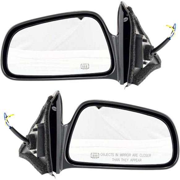 Driver and Passenger Side Mirrors, Power, Non-Folding, Heated, Paintable, No Signal Light, No Memory, No Puddle Light, No Auto-Dimming, No Blind Spot Feature
